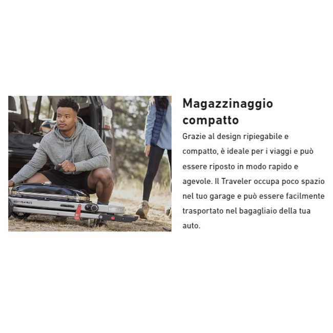 Vendita online Barbecue a gas Weber Traveler Black